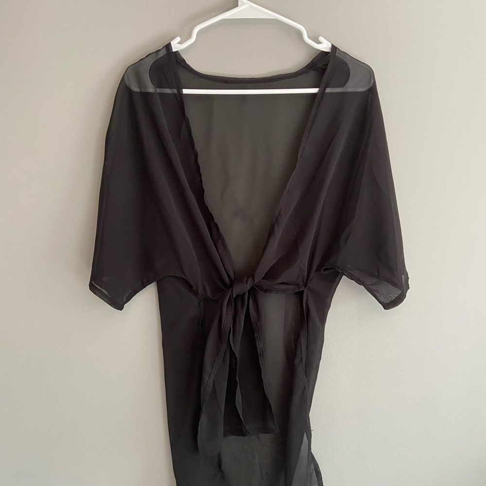 Black Kimono Cover Up